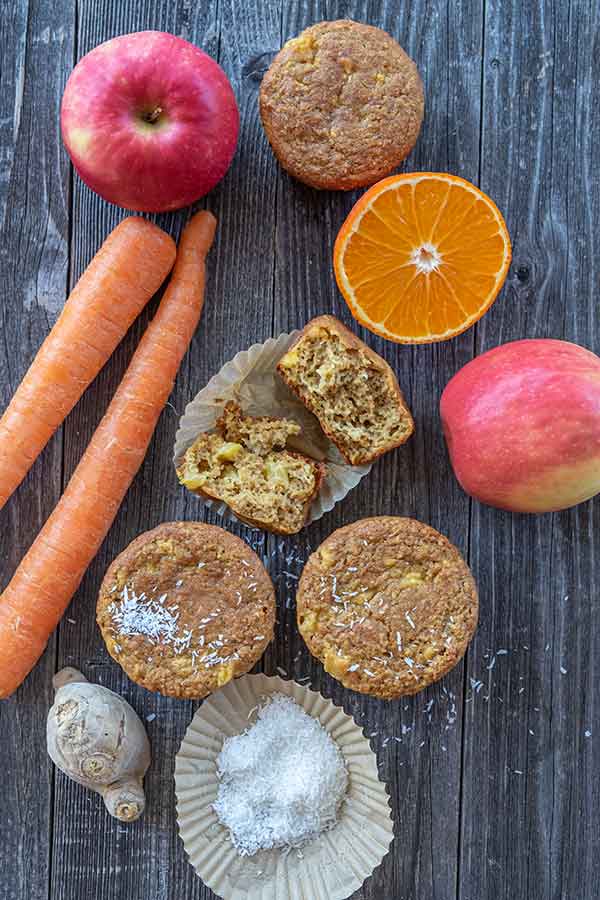 overview of healthy breakfast muffins, gluten free