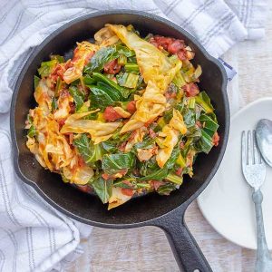 Hearty Cabbage with Collard Greens Recipe