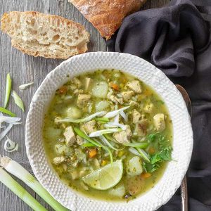 Peruvian Chicken Soup (Gluten-Free)