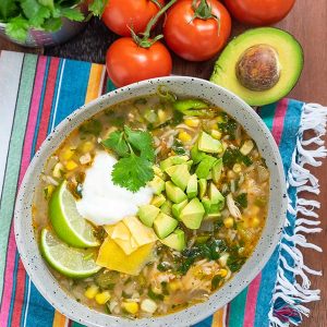 Mexican Chicken Rice Soup