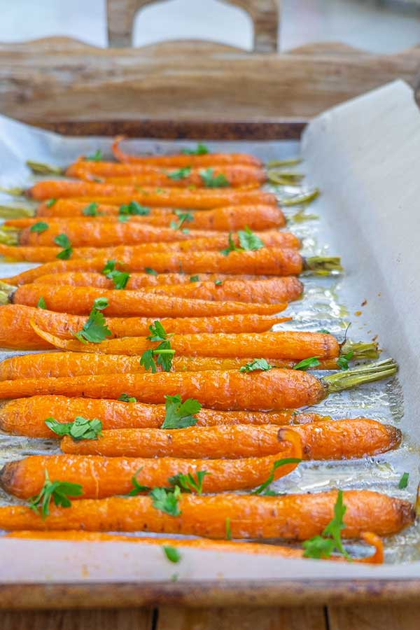 maple roasted carrots