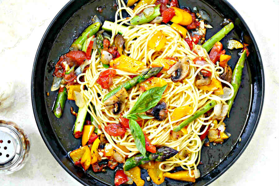 veggie pasta, gluten free