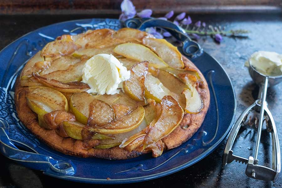 pear dutch baby, gluten free