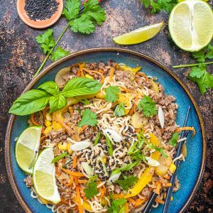 30 Minute Gluten-Free Beef Ramen Noodles