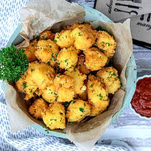 Gluten-Free Ham and Cheese Fritters