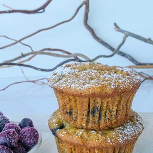 Gluten-Free Blueberry Apple Corn Muffins