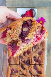 breakfast plum cake, gluten free