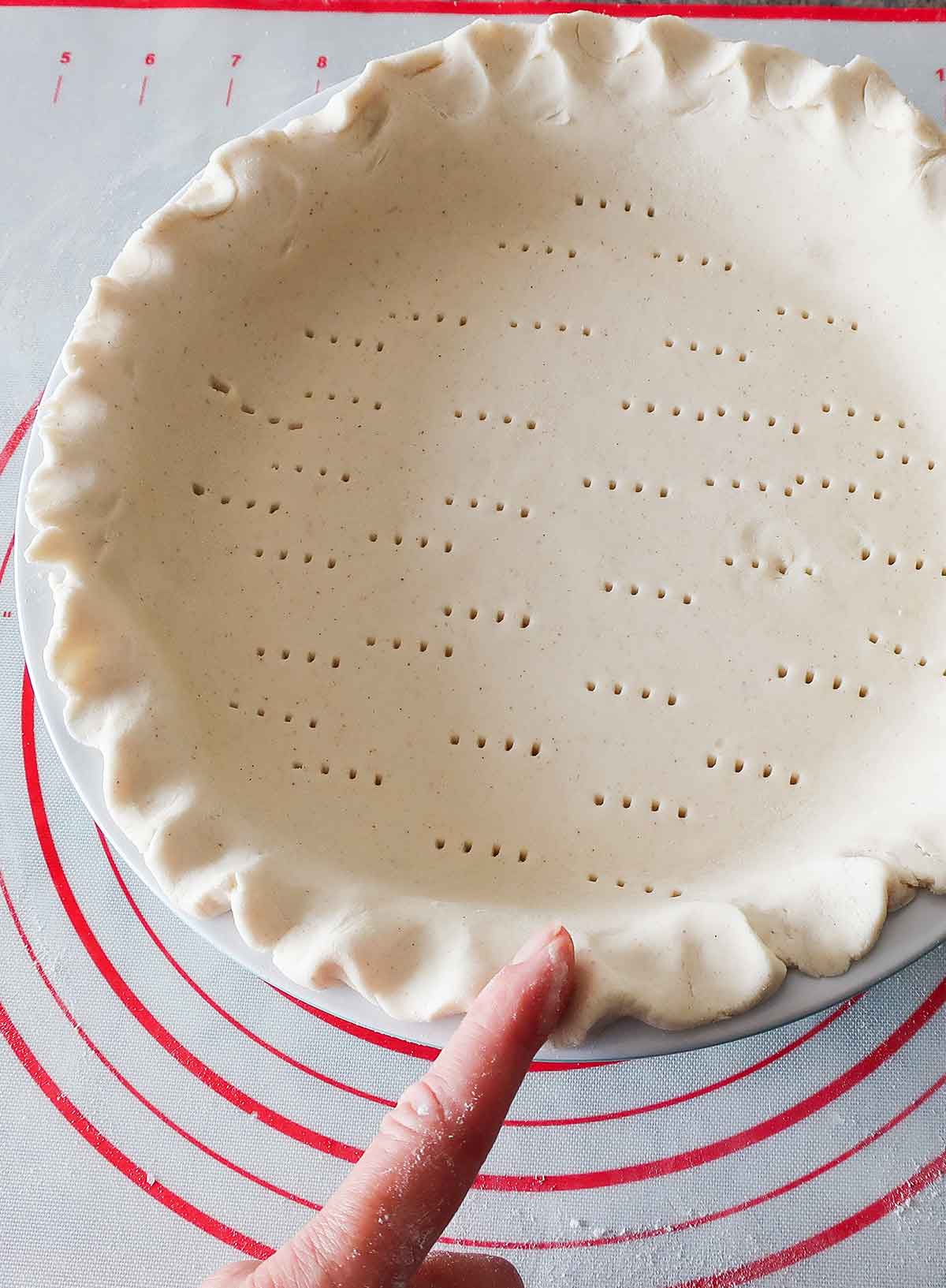 How to Crimp Pie Crust