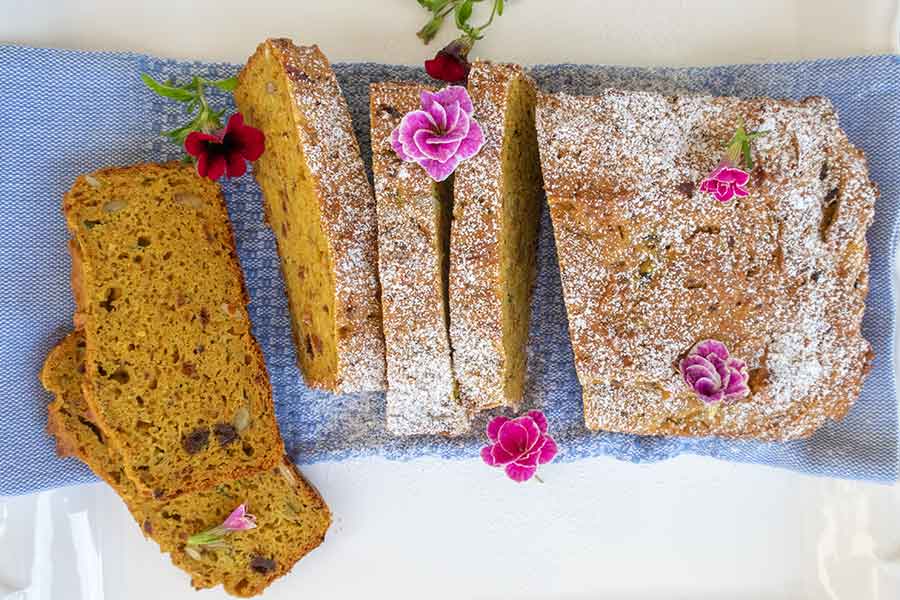 gluten-free zucchini orange bread