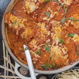 Creamy Cheesy Chicken Marinara Bake (Gluten-Free)