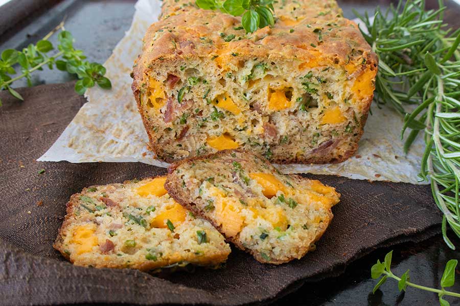 bacon and cheese bread, gluten free