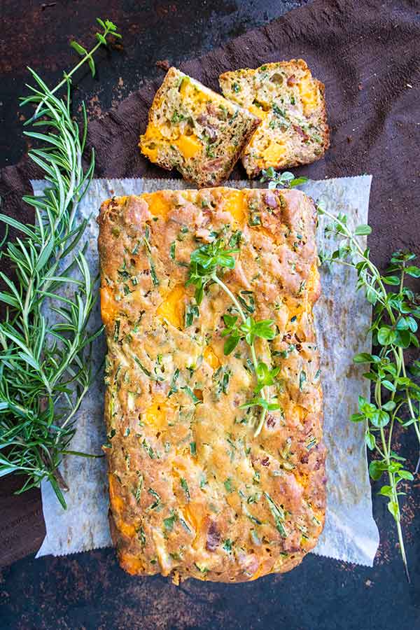 Gluten-Free Bacon and Cheese Bread