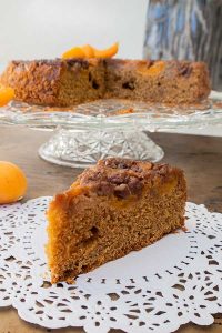 gluten free apricot maple butter cake