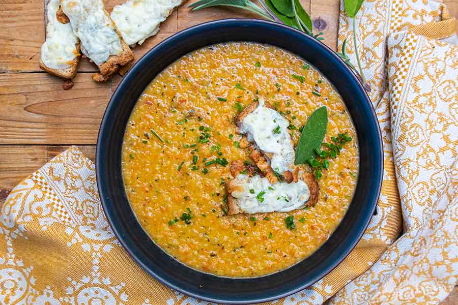 roasted vegetable soup