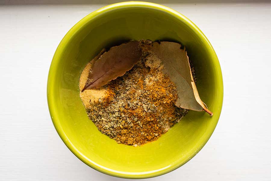 gluten free spices in a bowl