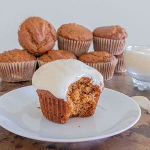 Very Best Gluten-Free Carrot Cake Muffins