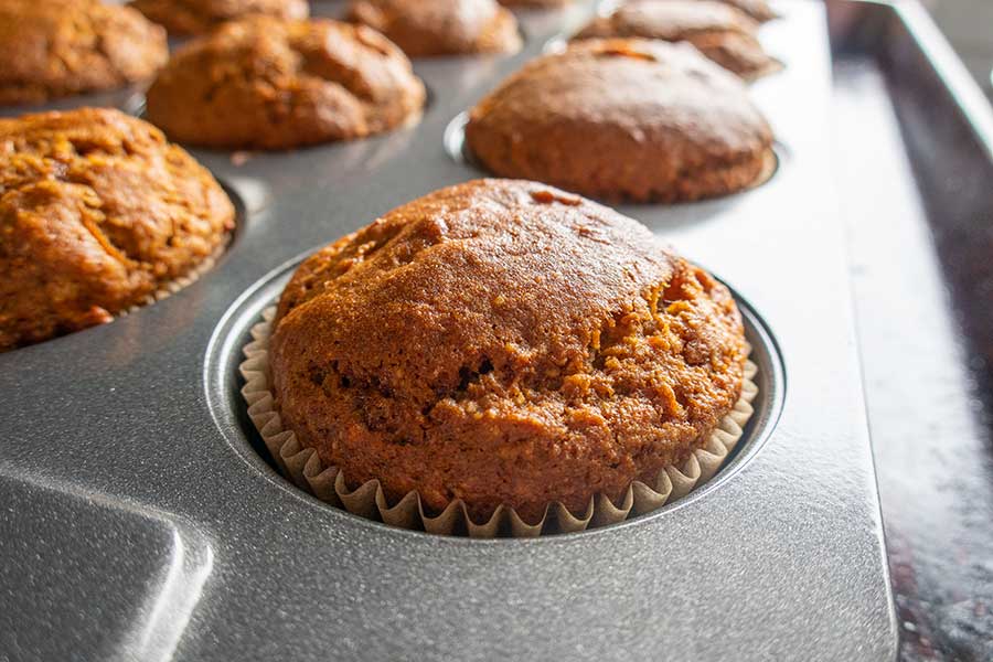 gluten free carrot muffins