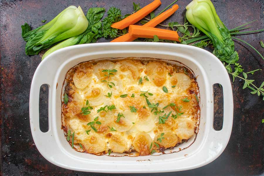 Philly cheesesteak casserole