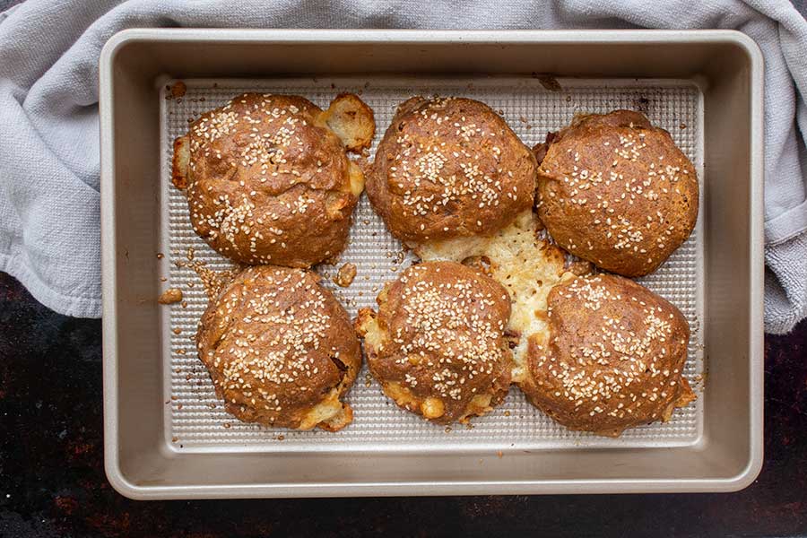 gluten-free pizza brioche rolls