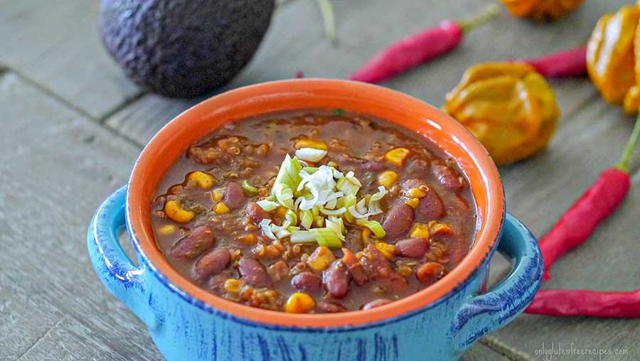 skinny vegetarian chili