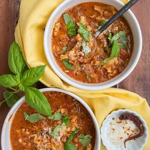 Best Gluten-Free Lasagna Soup Ever!