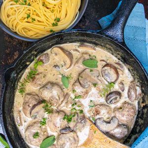 Grain-Free Meatball Stroganoff