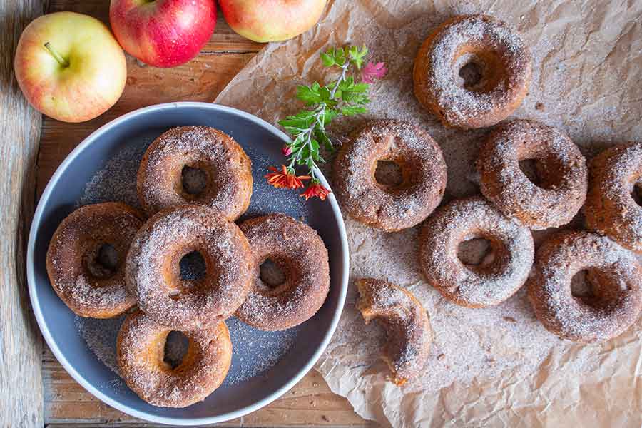 gluten free apple cider donuts, 