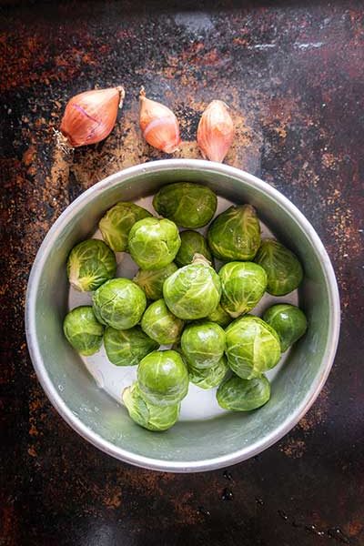 brussel sprouts in a bowl