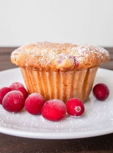 cranberry muffin, gluten-free