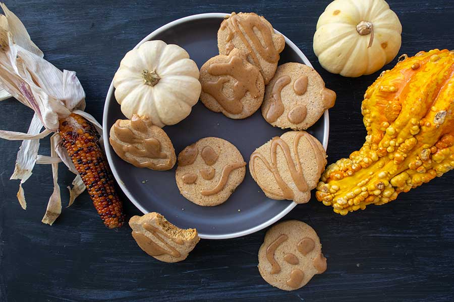 gluten-free shortbread maple cookies