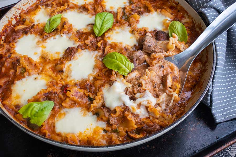 gluten-free stovetop lasagna