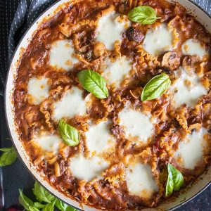 30 Minute Gluten-Free Stovetop Lasagna