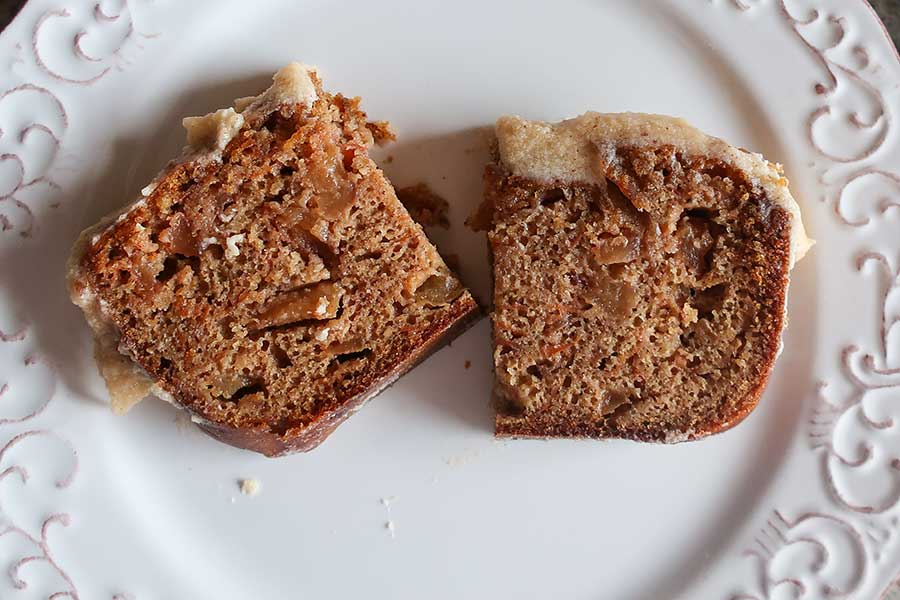 apple carrot loaf, gluten free