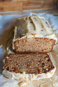 apple carrot loaf, gluten free