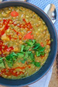 Instant Pot Beef and Lentil Soup