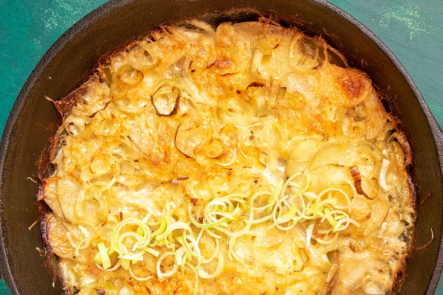 potato gratin, gluten free side dish