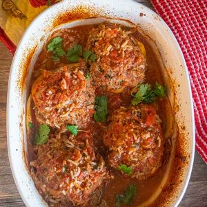 Spicy Indian Stuffed Peppers