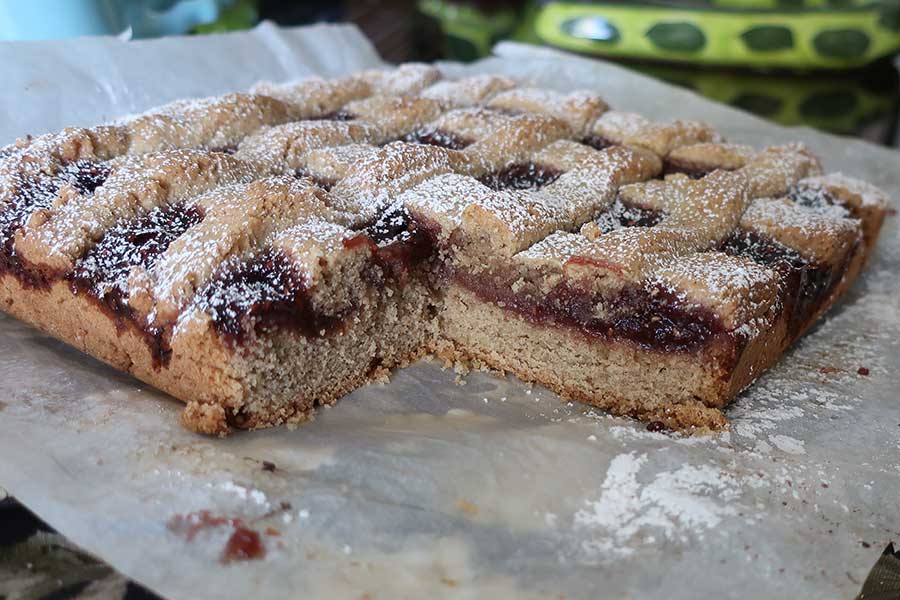 linzer cake, gluten free