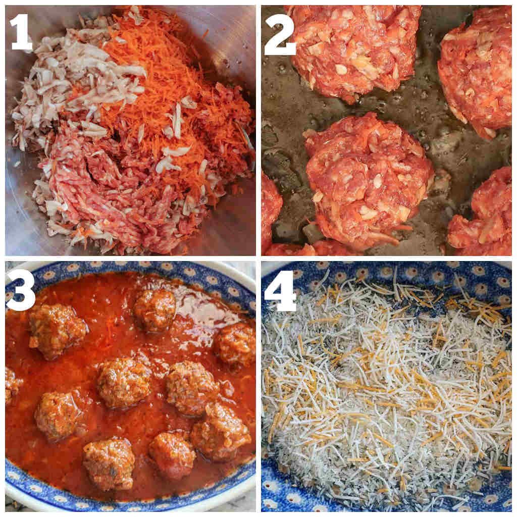 meatballs and rice casserole