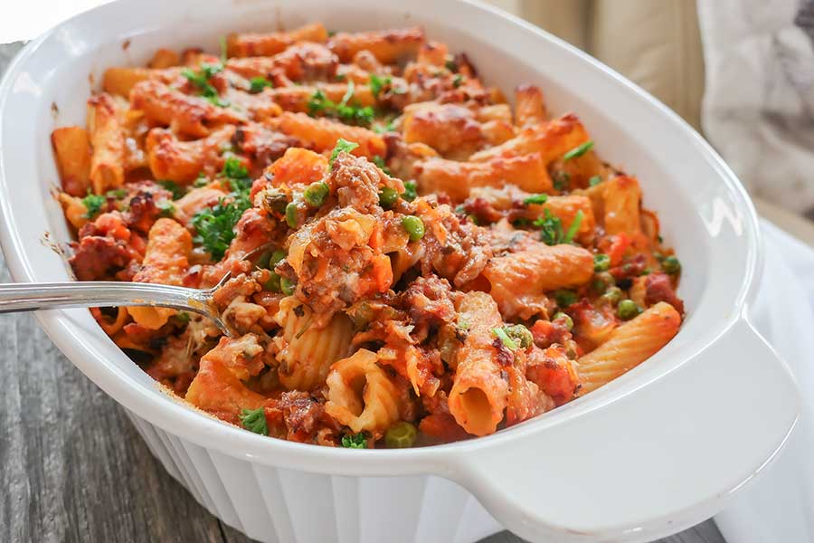 pasta al forno, gluten free