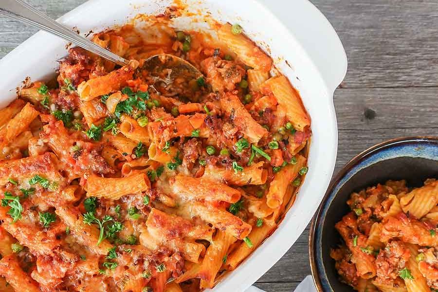 pasta al forno, gluten free