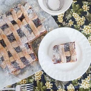 Gluten-Free Raspberry Linzer Cake