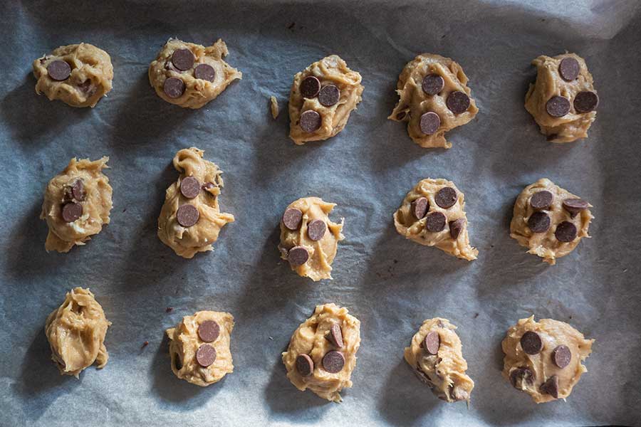 cassava chocolate chip cookies