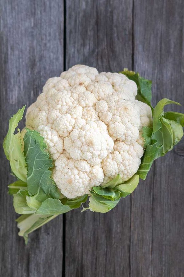 head of cauliflower