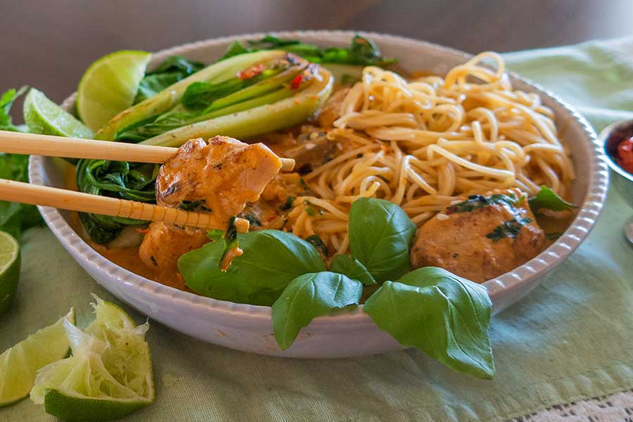 creamy thai chicken