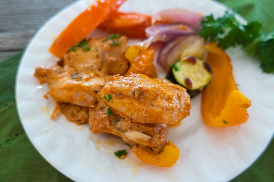 sheet pan cajun chicken