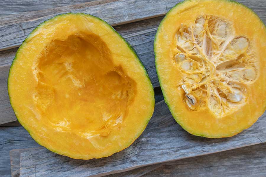 sliced kabocha