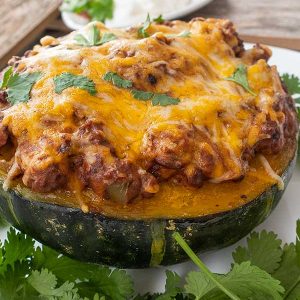 Taco Stuffed Roasted Kabocha