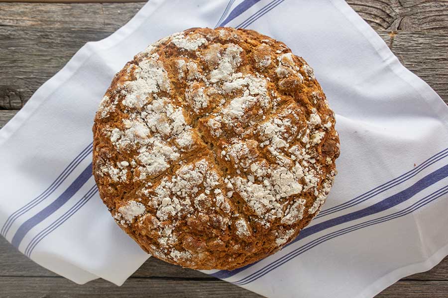 blue cheese soda bread, gluten free