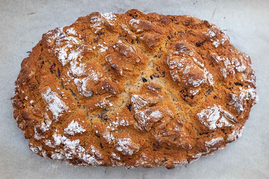 cranberry walnut honey bread, gluten free